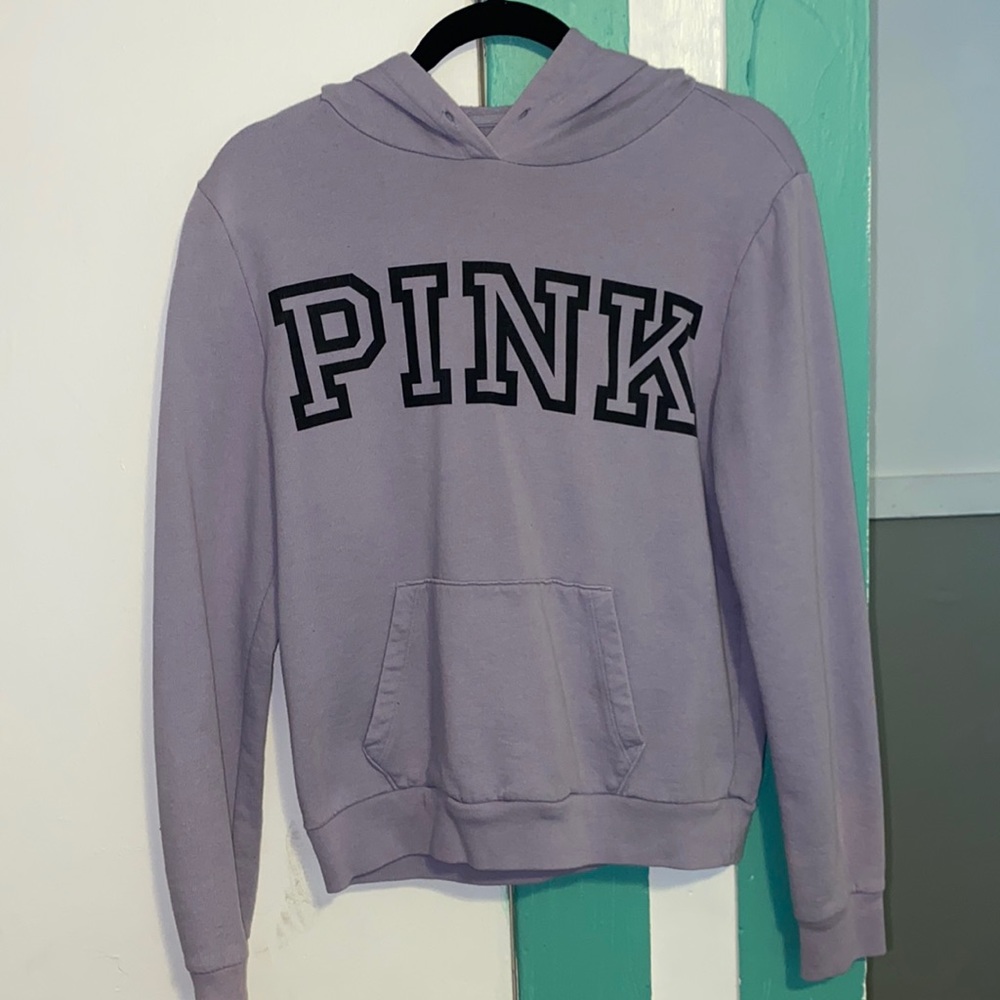 Purple PINK sweat shirt